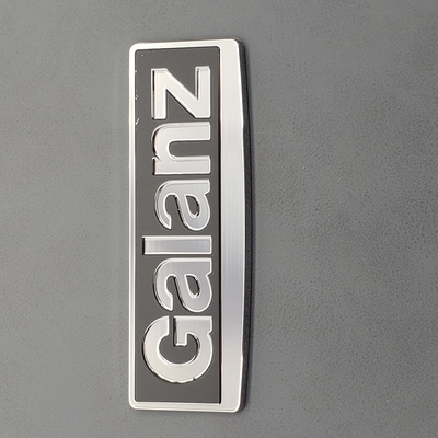 Custom-Logo Prägung Nickel Elektroformed Metall-Logo für die Verpackung Druck direkt