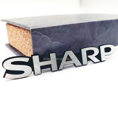 Customized Car Audio Aluminium Label mit personalisiertem Audio Logo und OEM Installation