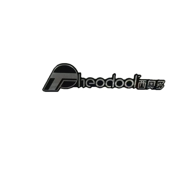 Professionell hergestelltes individuelles Metalllogo in Endaluminium für individuelle Beschilderung
