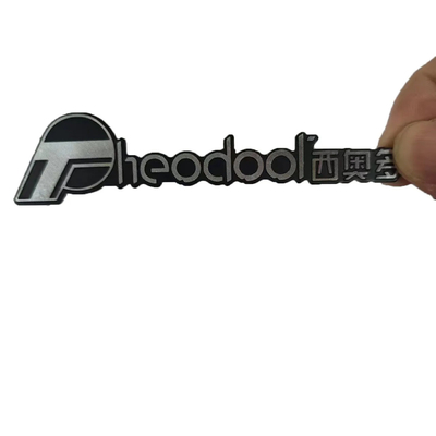 Professionell hergestelltes individuelles Metalllogo in Endaluminium für individuelle Beschilderung