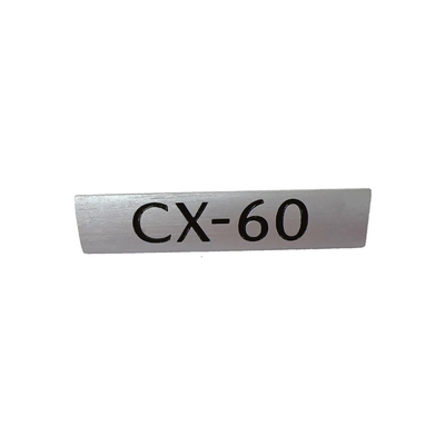 Individuelles Metalllogo mit Handgelenk für individuell geformte Aluminiumprodukte