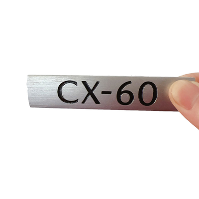 Individuelles Metalllogo mit Handgelenk für individuell geformte Aluminiumprodukte