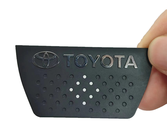 Customized Automotive Electroformed Logo Signage mit Materialien und OEM-Installation