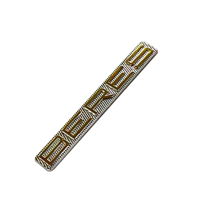 Umweltfreundliche Metallschilder Individuelle Produktion von Endlogos mit Nickel-Elektroforming
