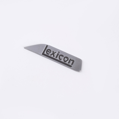 Nickel-Silber-Metall-Logo angepasst durch QC-garantierte Elektroformung