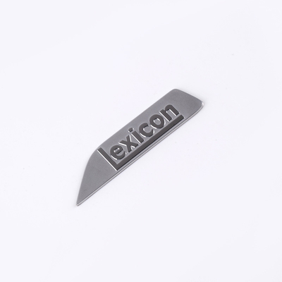 Nickel-Silber-Metall-Logo angepasst durch QC-garantierte Elektroformung