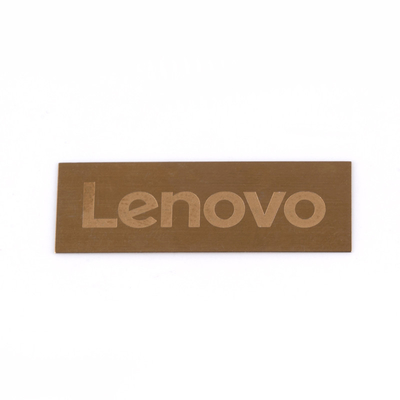 Customized High Gloss Metal Namesplatte für Elektroapparate OEM-Installation