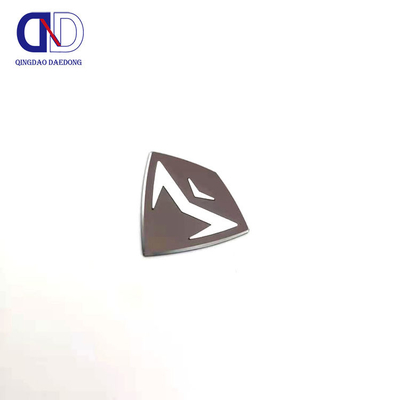 Hochglänzendes Metalletikett für kundenspezifische Namensschilder aus Edelstahl in elektrischen Produkten